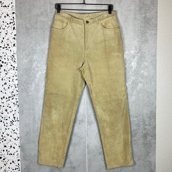Vintage suede pants - Picture 2 of 9